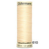 Gütermann Polyester Sew-All Thread 100m - Black, White and Ivory/Cream