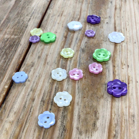 Flower Button Size 18(11mm)