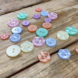 Wavy Edge Button Size 22(14mm)