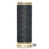 Gütermann Polyester Sew-All Thread 100m - Grey