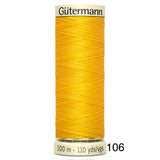 Gütermann Polyester Sew-All Thread 100m - Yellow, Orange and Rust