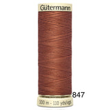 Gütermann Polyester Sew-All Thread 100m - Yellow, Orange and Rust