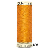 Gütermann Polyester Sew-All Thread 100m - Yellow, Orange and Rust