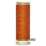 Gütermann Polyester Sew-All Thread 100m - Yellow, Orange and Rust