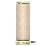 Gütermann Polyester Sew-All Thread 100m - Black, White and Ivory/Cream