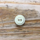 Two Circle 2-hole Button: 14mm