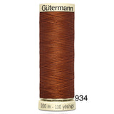 Gütermann Polyester Sew-All Thread 100m - Yellow, Orange and Rust