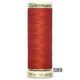 Gütermann Polyester Sew-All Thread 100m - Yellow, Orange and Rust