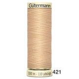 Gütermann Polyester Sew-All Thread 100m - Black, White and Ivory/Cream