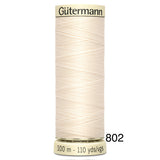 Gütermann Polyester Sew-All Thread 100m - Black, White and Ivory/Cream