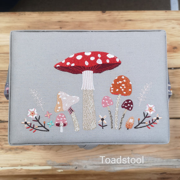 Sewing Boxes: Medium - Toadstools