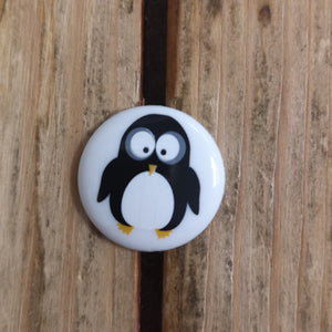 Christmas Buttons Penguin 18mm