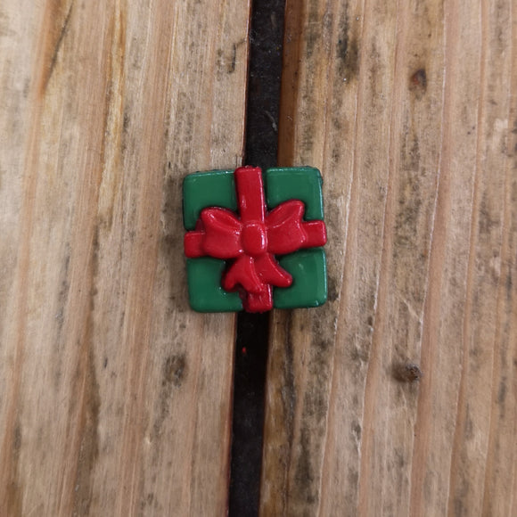 Christmas Gift Button red/green