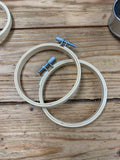 Mini 8cm/3” Wooden Embroidery Hoops