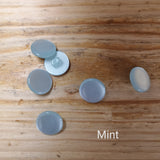 Pearlised Polyester Shank Button 10-14mm