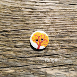 Tree Art Wooden Buttons 15mm