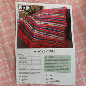 Woolcraft Zigzag Blanket