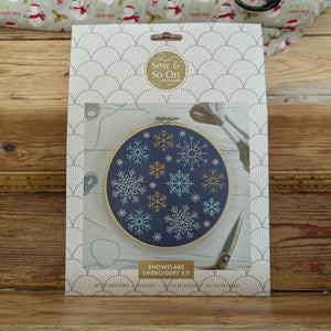 Sew & So On Snowflake Embroidery Kit