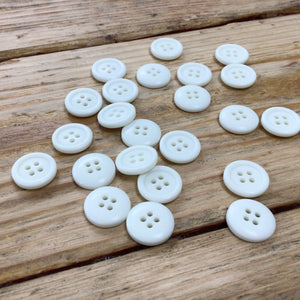 Ivory 4-Hole Coat Button