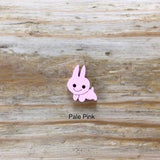 Wooden Rabbit Button