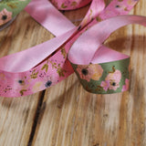 Garden Poppy Ribbon - Double-Sided