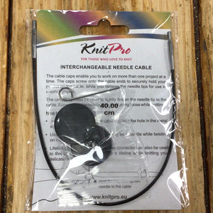 KnitPro Interchangeable Cables - Black