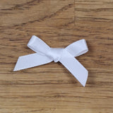 Ribbon Roses - Large White Bows